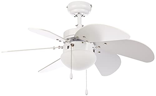 Orbegozo CP 15076 B - Ventilador de techo con luz, 6 aspas...