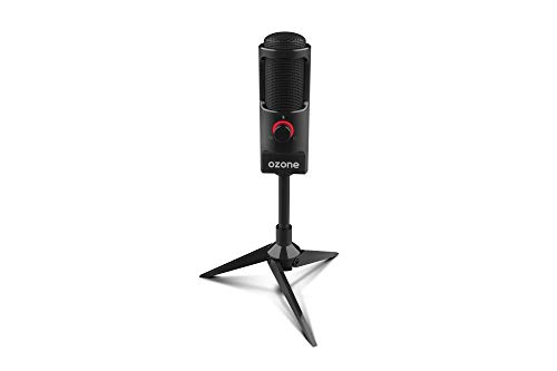 Microfono Gaming Ozone REC X50 - Microfono Streaming - Condensador Electrodo, Sonido...