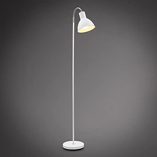 B.K.Licht Lámpara de pie diseño I Ajustable cuello flexible I Bombilla E27...