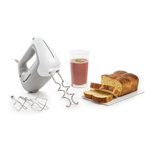 Moulinex PrepMix HM450B Batidora de varillas y amasadora, 450 W, 5 velocidades,...