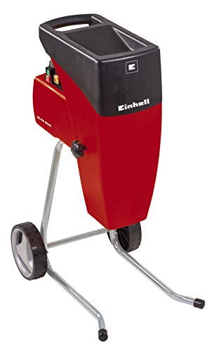 Einhell 3430620 Biotrituradora eléctrica silenciosa, 2000 W, 220 V, Negro, Rojo