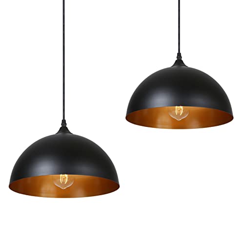 Lámpara de Techo Vintage, Tomshine 2 pack 3.94ft/1.2m Lámpara Colgante Retro de...