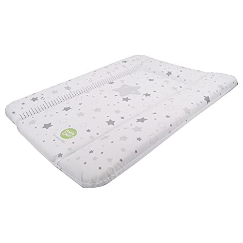 BabyCalin BBC510707 Cambiador Essential con varilla de medir, estrellas gris claro, 50cm...