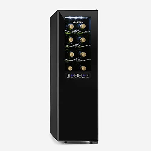 Klarstein Bellevin - Nevera para vinos, Nevera para bebidas, 16 Botellas, 2...