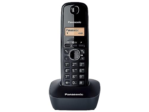 Panasonic KX-TG1611SPH - Teléfono Fijo Inalámbrico DECT, LCD, Identificador de Llamadas, Agenda...