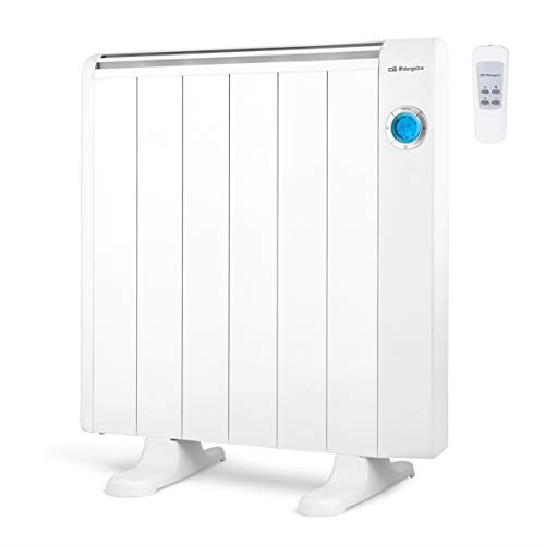 Orbegozo RRE 1010 Emisor Térmico Bajo Consumo, 6 Elementos de Calor, Pantalla...