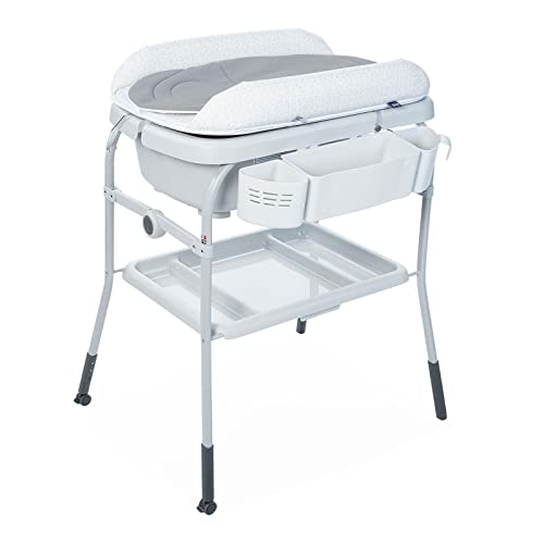 Chicco Cuddle & Bubble Bañera Bebé Ergonómica con Patas y Cambiador con...
