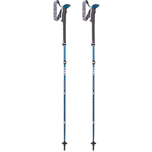 LEKI Bastones de Senderismo Unisex Micro Vario Carbon para Adultos, Color Blanco,...