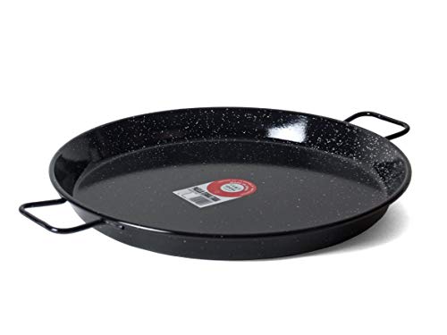 Garcima 5020650 Paellera Valenciana Esmaltada 14 Personas/ 50 cm, Negro, 64 x...