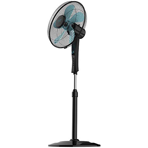 Cecotec Ventilador de Pie ForceSilence 520 Power Black. 5 Aspas 16