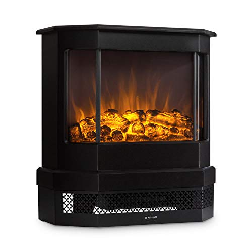 Klarstein Castillo - Chimenea eléctrica, Chimenea Virtual, Simulación de Llamas, 1000 W...