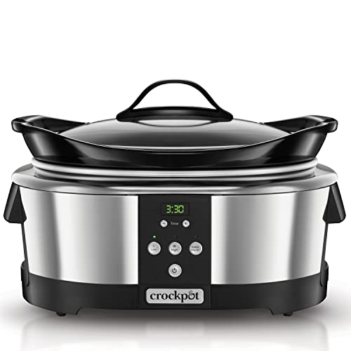 Crock-Pot SCCPBPP605-050 Olla de cocción lenta digital para preparar multitud de recetas,...