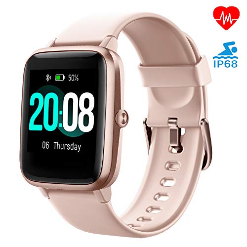 LIFEBEE Smartwatch, Reloj Inteligente Impermeable IP68 para Hombre Mujer niños, Pulsera de...