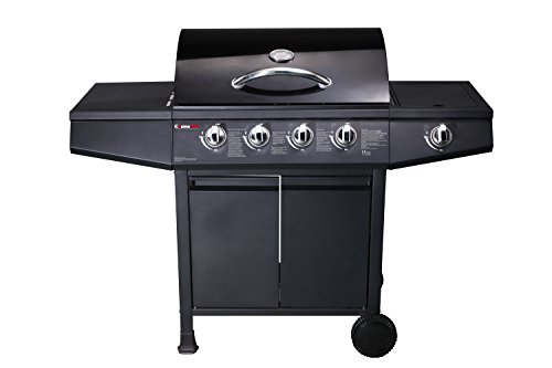 Barbacoa de gas CosmoGrill con 5 quemadores (1 lateral) y espacio de...