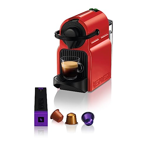 Krups Nespresso Inissia XN1005 - Cafetera monodosis de cápsulas Nespresso, 19 bares,...