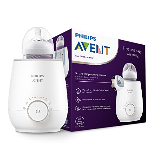 Philips Avent SCF358/00- Calienta biberones rápido, función de descongelación, calienta leche y...