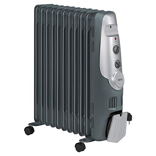AEG RA 5522 - Radiador de aceite, 2200 W, 11 elementos, termostato,...
