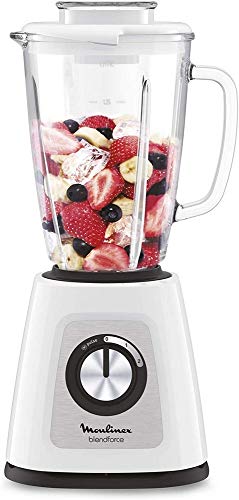 Moulinex Blendforce Cristal LM430110 Batidora vaso de cristal 800 W, 4 cuchillas...