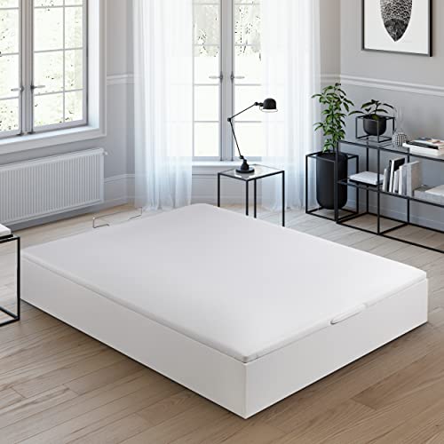 ROYAL SLEEP Canapé Abatible (135x190) de Gran Capacidad, Tapa 3D Transpirable, Color...
