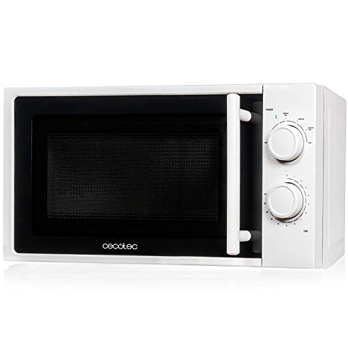 Cecotec Microondas Sencillo White Capacidad de 20L, 700 W, temporizador hasta 30...