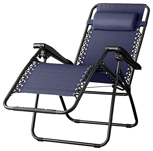 AmazonBasics Silla Gravedad Cero, Azul
