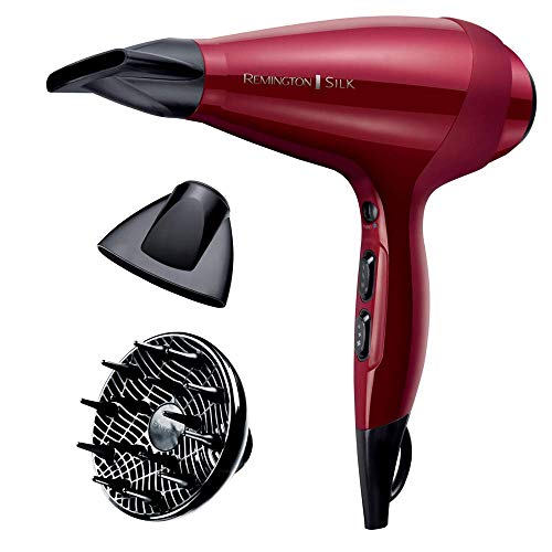 Remington AC9096 Silk - Secador de Pelo Profesional, Secador Iónico, Difusor y...
