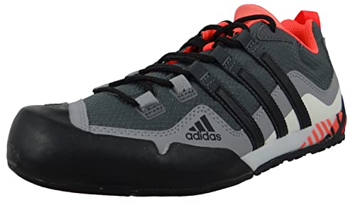 adidas Terrex Swift Solo, Zapatillas de Senderismo Unisex Adulto, GRISEI/NEGBÁS/Rojsol, 42 EU
