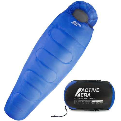 Active Era Saco de Dormir Profesional 300 Tipo Momia, 3-4 Estaciones, Ideal...