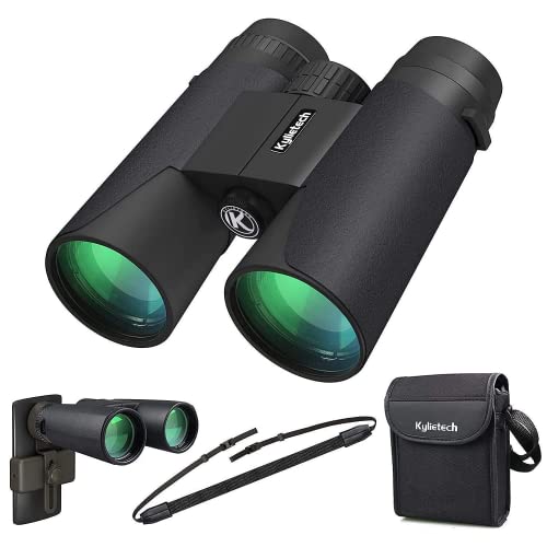 Prismáticos de Alta Potencia, Kylietech 12 x 42 Prismáticos para Adultos con...