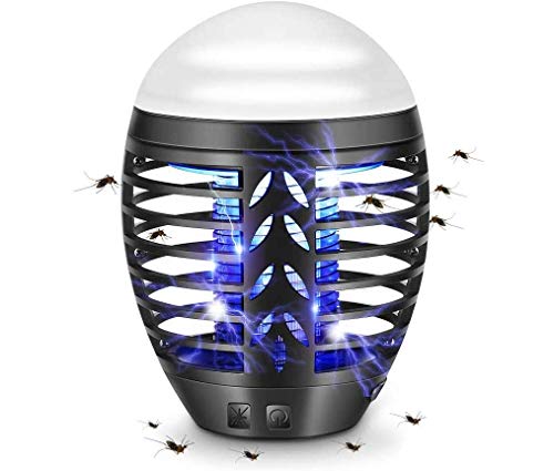 TDW Lámpara Antimosquitos Electrico Exterior, Camping Repelente de Mosquitos, lámpara de Asesino...