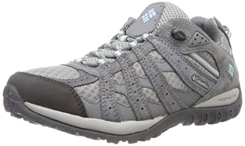 Columbia Redmond - Zapatillas de senderismo para mujer, color multicolor (boulder/sky blue),...