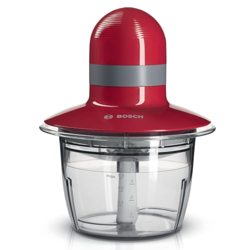 Bosch MMR08R2 - Picadora, 400 W, 1.3, Plástico, Rojo
