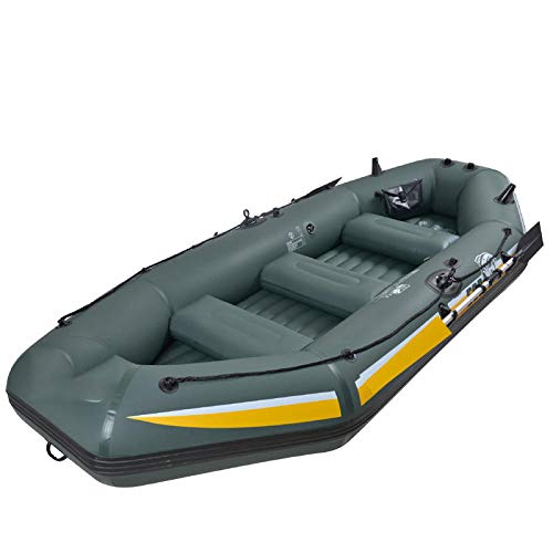 Topashe lancha motora Kayak,Bote Inflable Engrosado, Bote de Goma PVC-1.92m,Engrosado Bote Inflable...