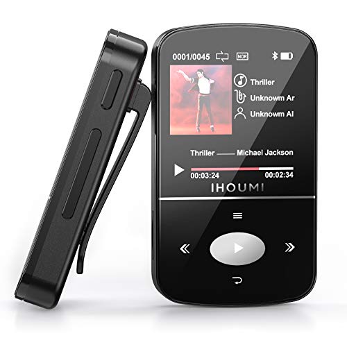 32GB Reproductor MP3 Bluetooth 4.2 Súper Ligero Gran Memoria Deportes IHOUMI Mp3...