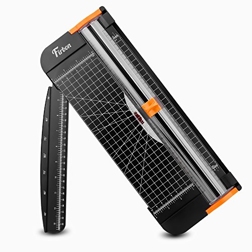 Firbon cortadora de papel titanio 12 inch A4 cortador con automático Seguridad...