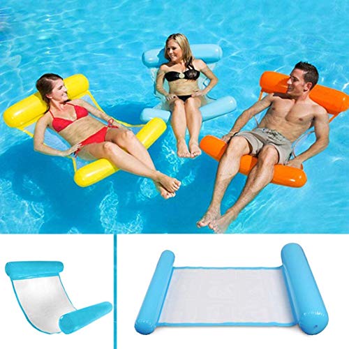 Sinwind Hamaca Flotante, Hamaca de Agua 4 en 1 Piscina Tumbona Hamaca...