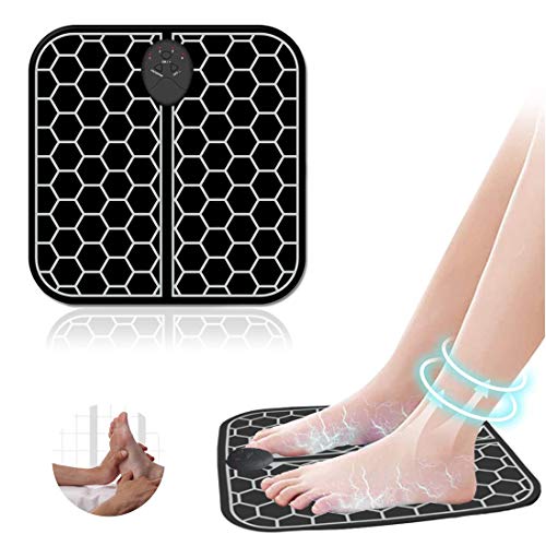 Masajeador de pies eléctrico EMS, Pulsos de Baja Frecuencia Estimulación Muscular Eléctrica,...