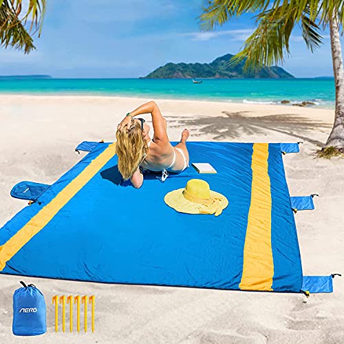 Aerb Manta de Playa, 275 x 214 cm Alfombra Playa a Prueba...