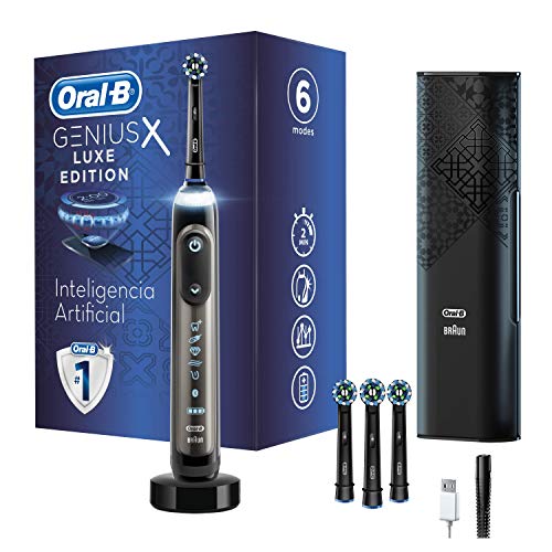 Oral-B Genius X 20000 Luxe Edition, Cepillo de Dientes Eléctrico con Tecnología...