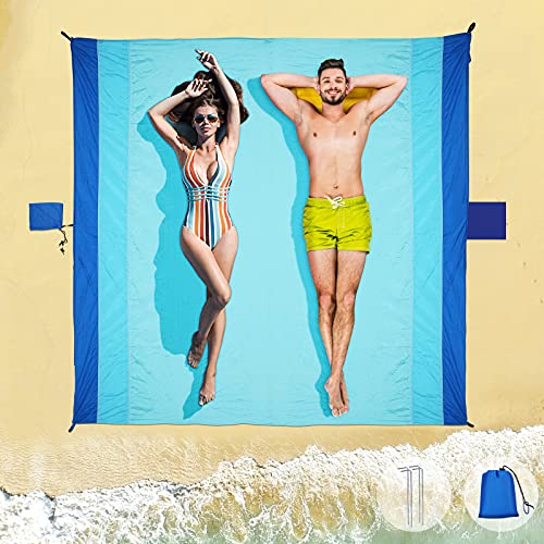 Toalla Playa Grande Esterilla Playa - Manta Picnic Impermeable 210 X 200cm...