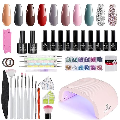 Lámpara LED UV Uñas, Nivlan 72W Lámpara LED Uñas Pantalla LCD Secador...