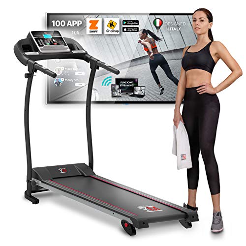 YM Fitness Cinta de Correr Plegable de Alta-Velocidad Kick Silenciosa | 10...